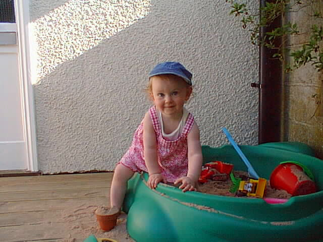 sandpit sensory baby play