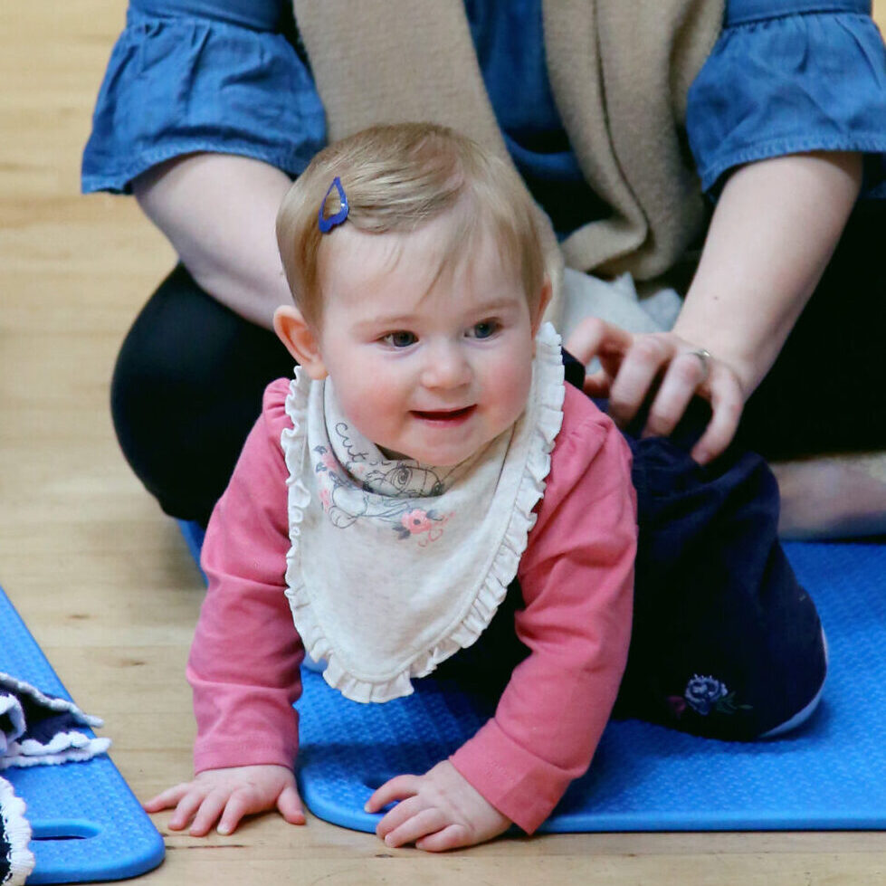 toddler at Baby College classes