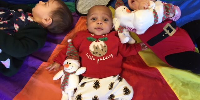 baby’s first Christmas class Christmas fun at Baby College baby Classes