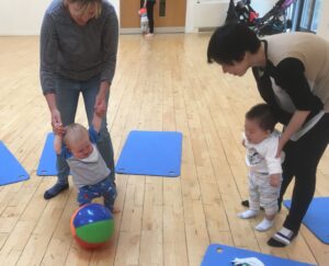 baby football visual skills baby classes